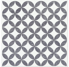 Fliesenmuster mit sich überschneidenden Kreisen