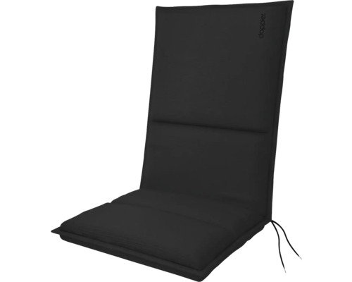 Auflage für Midilehner Doppler City 110 x 48 cm anthrazit Sitzkissen für Gartenstühle mit hoher Rückenlehne