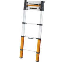 Ausgezogene Teleskopleiter aus Aluminium