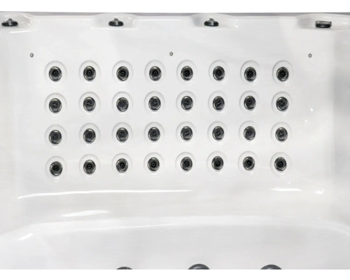 Detailansicht eines Whirlpools mit Düsen