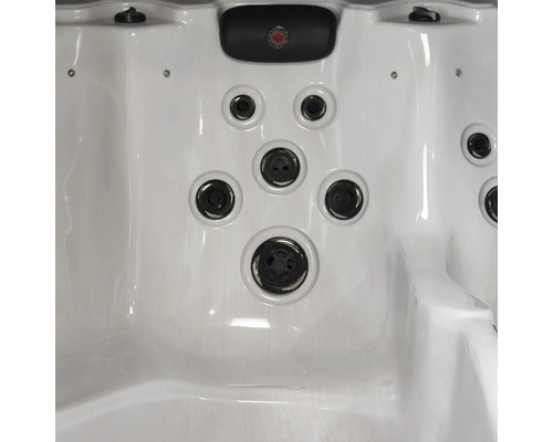 Innenansicht eines Whirlpools mit Düsen