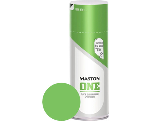 Sprühlack Maston ONE glanz hellgrün 400 ml Sprühlack Maston ONE glanz hellgrün 400 ml