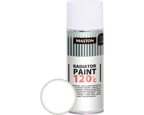Sprühlack Maston Heizkörper hitzefest glanz weiß 400 ml Sprühlack Maston Heizkörper hitzefest glanz weiß 400 ml