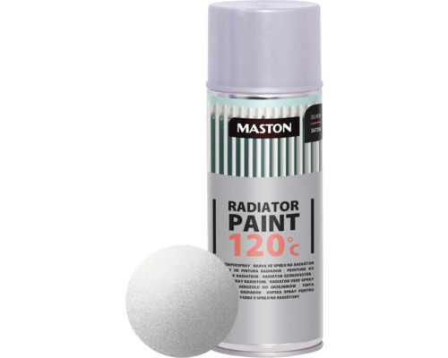 Sprühlack Maston Heizkörper hitzefest silber metallic 400 ml Sprühlack Maston Heizkörper hitzefest silber metallic 400 ml