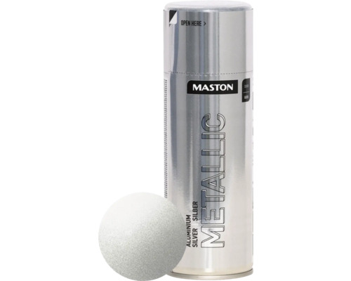 Sprühlack Maston Metallic silber 400 ml Sprühlack Maston Metallic silber 400 ml