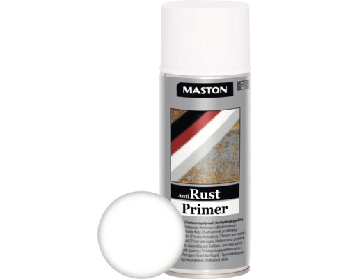 Maston Sprühlack Grundierung Rostlöser Rostschutz weiss 400 ml Maston Anti Rust Primer Sprühlack