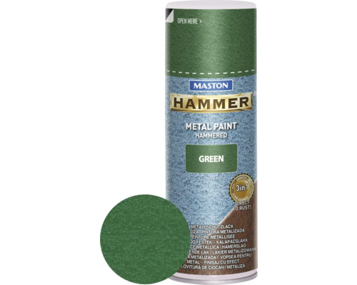 Metallschutz Spray Maston Hammer grün 400 ml