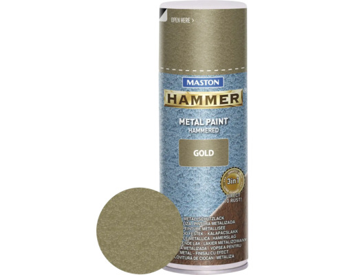 Metallschutz Spray Maston Hammer gold 400 ml