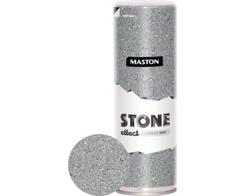Sprühlack Maston Stone effect Steineffekt granitgrau 400 ml
