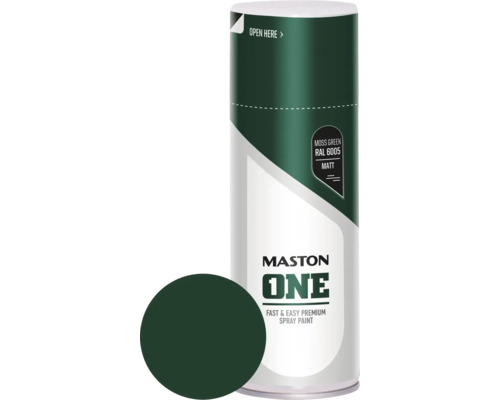 Sprühlack Maston ONE matt RAL 6005 Moss Green 400 ml-0