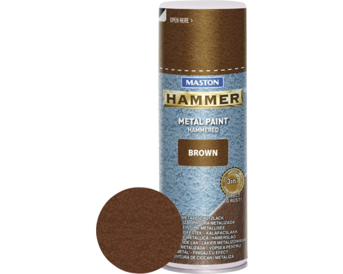 Metallschutz Spray Maston Hammer braun 400 ml