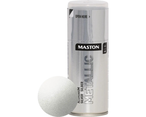 Sprühlack Maston Metallic silber 150 ml Sprühlack Maston Metallic silber 150 ml