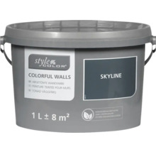 Eimer mit abgetönter Wandfarbe Skyline, 1 Liter
