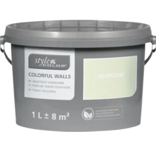 Eimer abgetönte Wandfarbe Seafom, 1 Liter