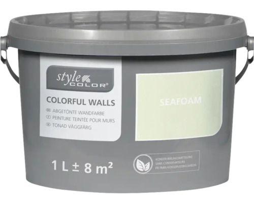 StyleColor COLORFUL WALLS Wand- und Deckenfarbe seafoam 1 L