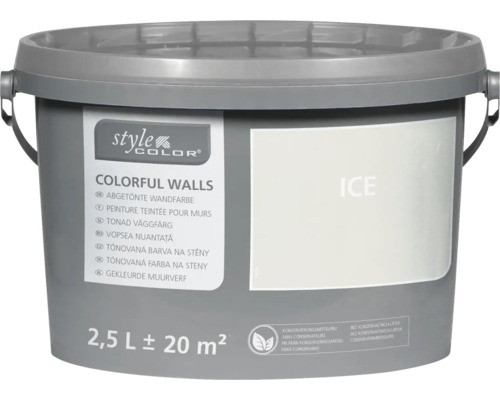 StyleColor COLORFUL WALLS Wand- und Deckenfarbe ice 2,5 L StyleColor COLORFUL WALLS Wand- und Deckenfarbe ice 2,5 L