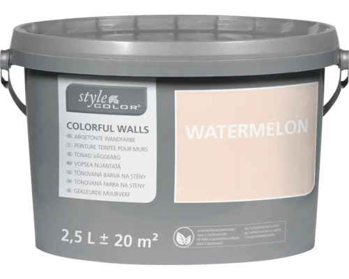 StyleColor COLORFUL WALLS Wand- und Deckenfarbe watermelon 2,5 L StyleColor COLORFUL WALLS Wand- und Deckenfarbe watermelon 2,5 L