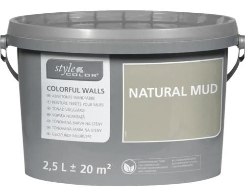StyleColor COLORFUL WALLS Wand- und Deckenfarbe natural mud 2,5 L