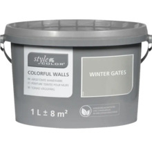 Eimer mit abgetönter Wandfarbe, 1 Liter, Winter Gates
