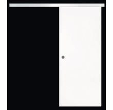 Weiße Schiebetür mit Schiebetürsystem