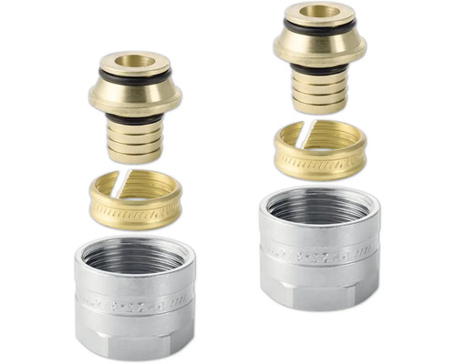 Anschlussverschraubung Geberit Mepla 16 mm messing Verschraubung mit Klemmring für Rohre