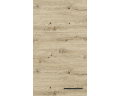 Küchenfront aus Holz mit Griff