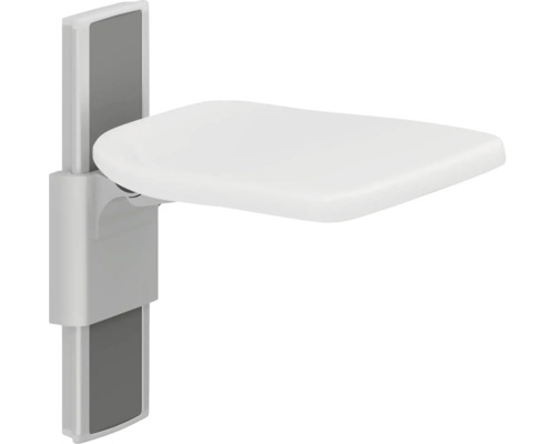 Badsitz Pressalit PLUS aluminium/weiß glänzend R5520112000