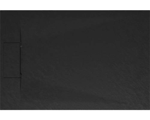 Extraflache Rechteck-Duschwanne Schulte DWM-Tec 80x120x3.2 cm anthrazit matt