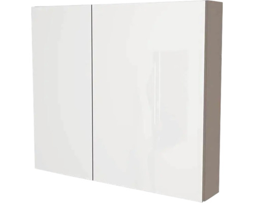 Spiegelschrank Devo Vena 2.0 2-türig 80x15x70 cm rechts stone grey