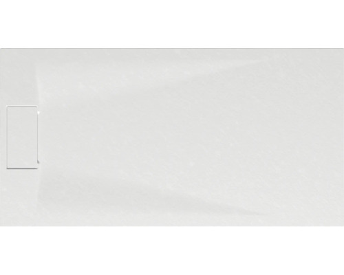 Extraflache Rechteck-Duschwanne Schulte DWM-Tec 80x160x3.2 cm weiß matt