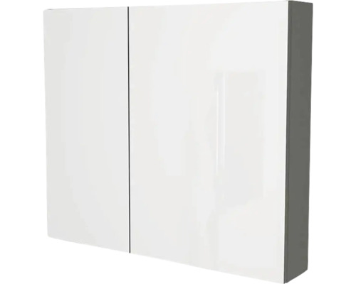 Spiegelschrank Devo Vena 2.0 2-türig 80x15x70 cm rechts classic grey