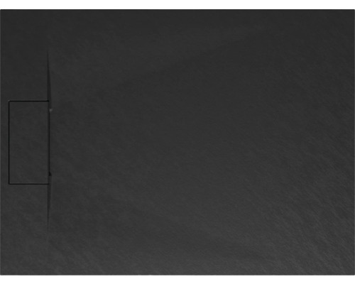 Extraflache Rechteck-Duschwanne Schulte DWM-Tec 90x120x3.2 cm anthrazit matt