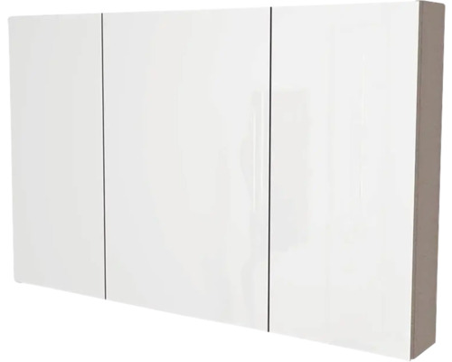 Spiegelschrank Devo Vena 2.0 3-türig 110x15x70 cm Struktur stone grey