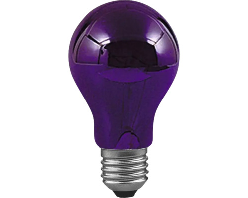Violette Glühbirne mit E27 Gewinde