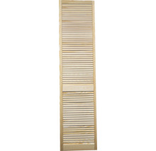 Holztür mit Lamellen