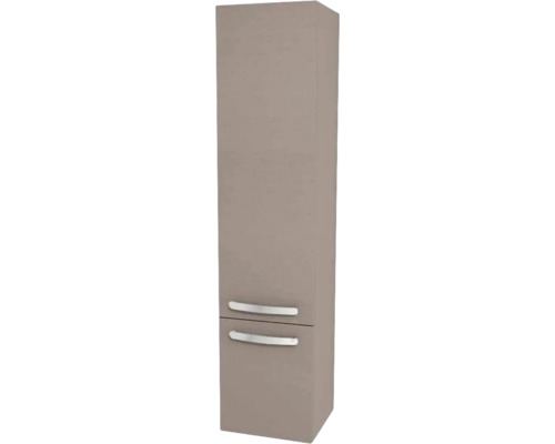 Hochschrank Devo Vena 2.0 35x150x33 cm Anschlag links Griff chrome hellgrau