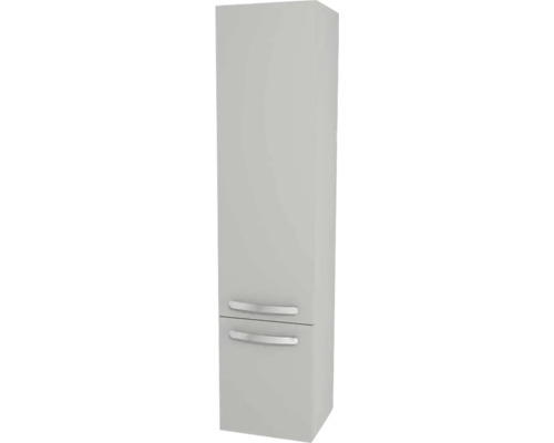 Hochschrank Devo Vena 2.0 35x150x33 cm Anschlag links Griff chrome grau matt