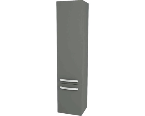 Hochschrank Devo Vena 2.0 35x150x33 cm Anschlag links Griff chrome grau