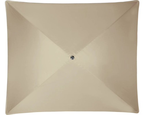 Rechteckiger Sonnenschirm von oben