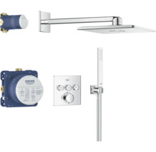 Grohe Regendusche mit Kopfbrause, Handbrause und Thermostat