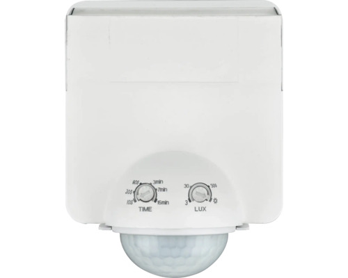 Bewegungsmelder mit Zeiteinstellung und Lichtsensor