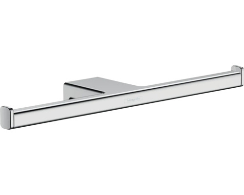 Doppel-Toilettenpapierhalter hansgrohe AddStoris chrom glänzend 41748000 Hansgrohe Logis Toilettenpapierhalter mit Stange