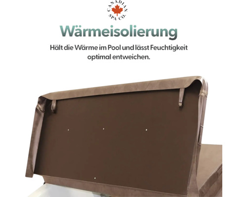 Wärmeisolierung für Whirlpoolabdeckung, hält Wärme und lässt Feuchtigkeit entweichen