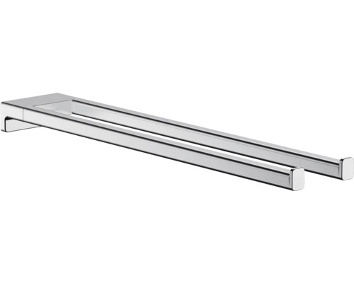 Doppelter Handtuchhalter aus Metall zur Wandmontage