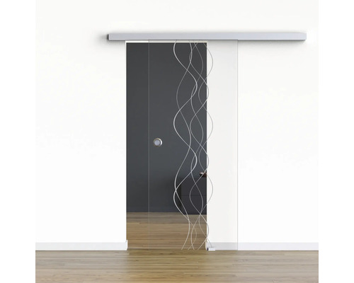 Pertura Glasschiebetür Komplettset Glera Curl 01 775x2050 mm Rechts inkl.Beschlag Selir Aluminium natur,Griffmuschel Pertura Glasschiebetür Komplettset Glera Curl 01 775x2050 mm Rechts inkl.Beschlag Selir Aluminium natur,Griffmuschel