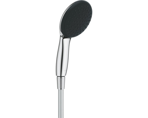 Handbrause Set Grohe Quickfix Vitalio Start 110 I rund Ø 11 cm chrom 26720001 Handbrause für Dusche