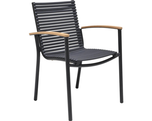 Gartensessel mit Armlehnen aus Holz