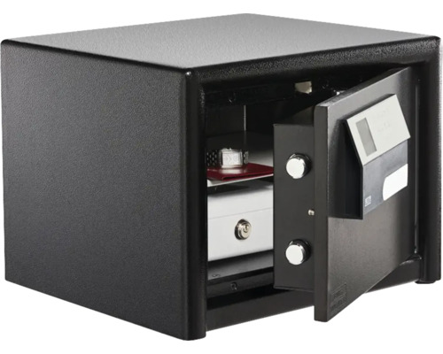 Geöffneter Möbeltresor zur Aufbewahrung von Wertgegenständen