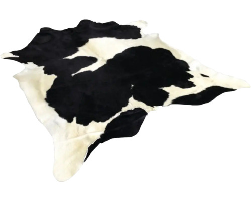 Kuhfell schwarz weiß 210x190 cm