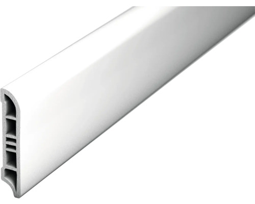 Prinz Klemmsockelleiste PVC Cellpro weiß 60x2400 mm Sockelleiste aus Kunststoff